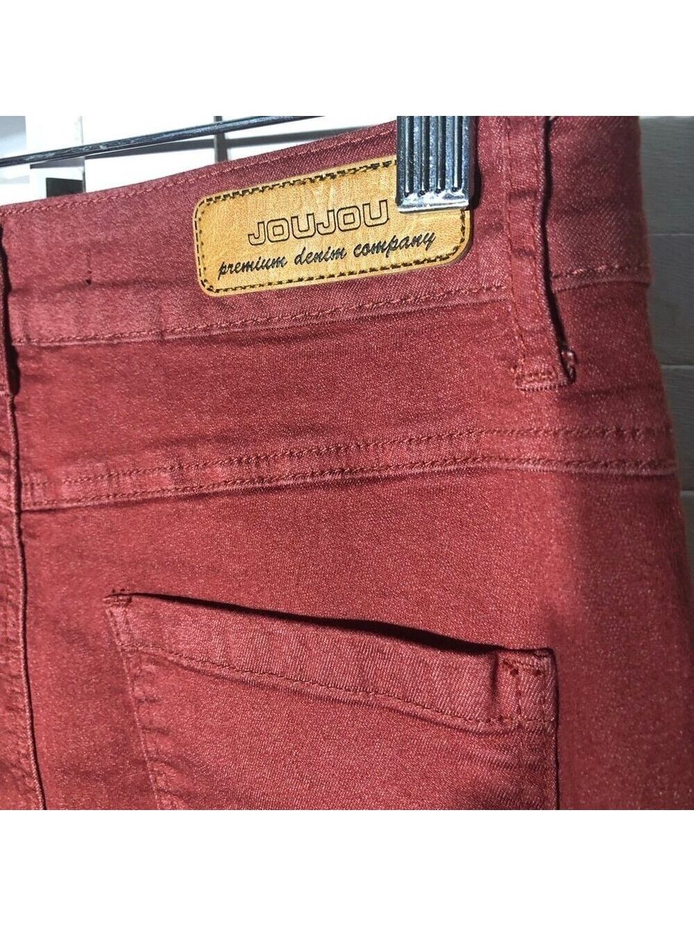 JouJou Jacey Terracotta Culotte Pants Straight Leg Size 27 - Picture 8 of 11